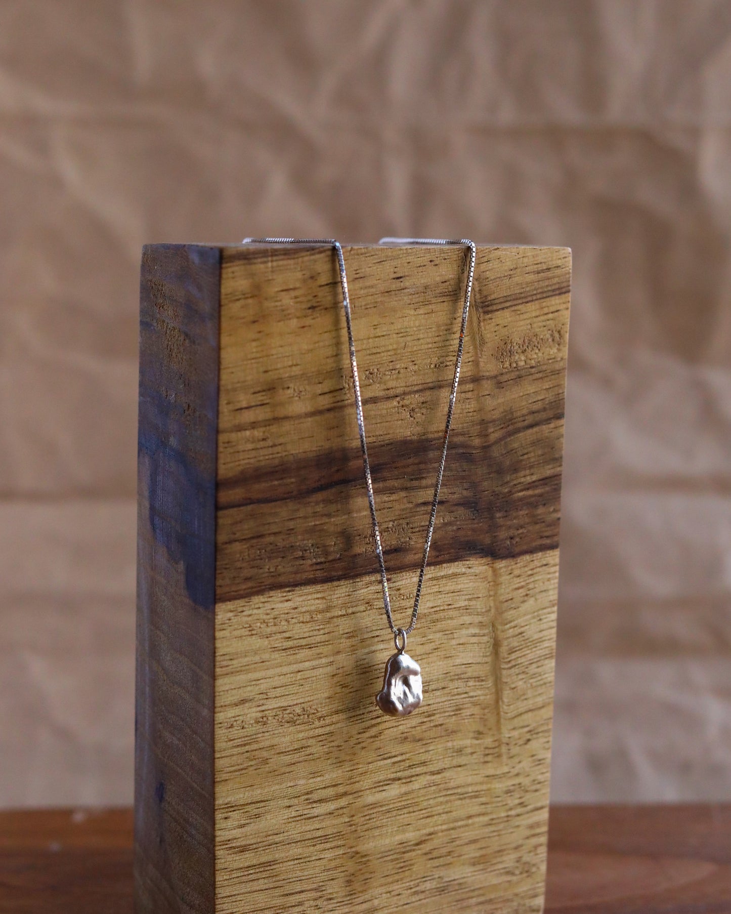 Silver Pearl Necklace