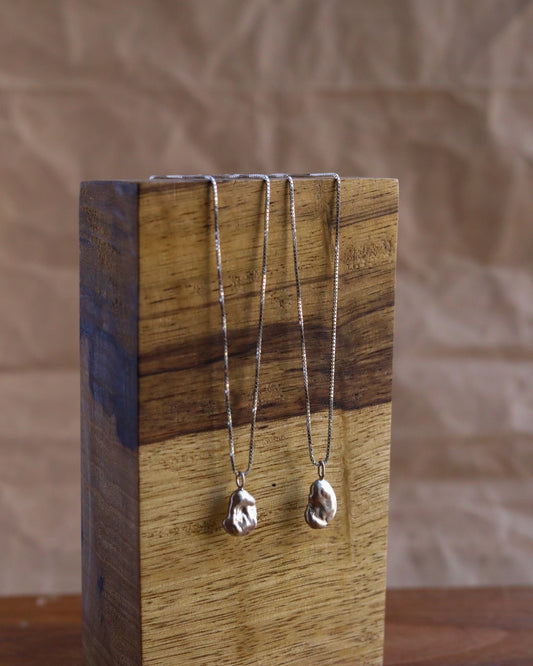 Silver Pearl Necklace