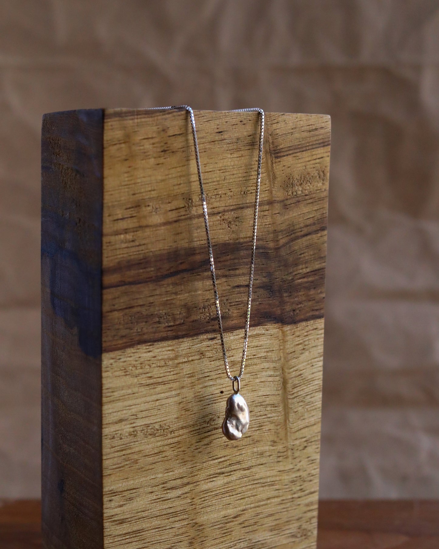 Silver Pearl Necklace