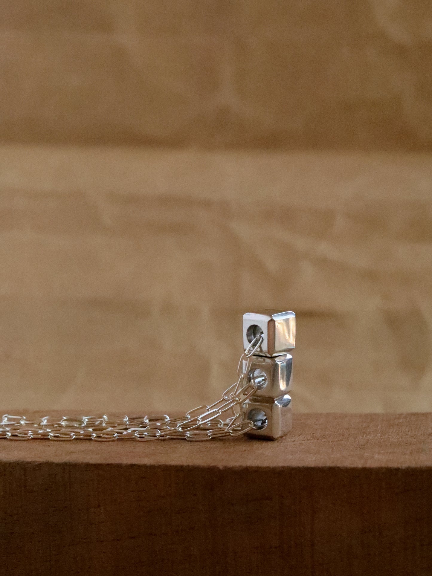 Square Bevel Necklace