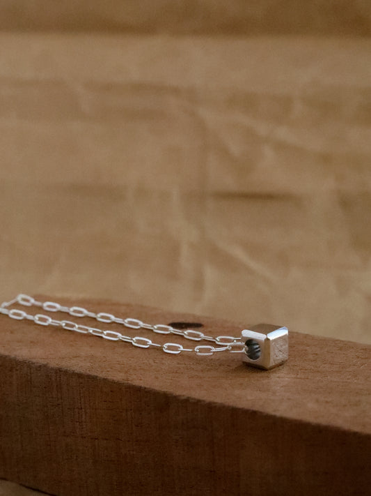 Square Bevel Necklace