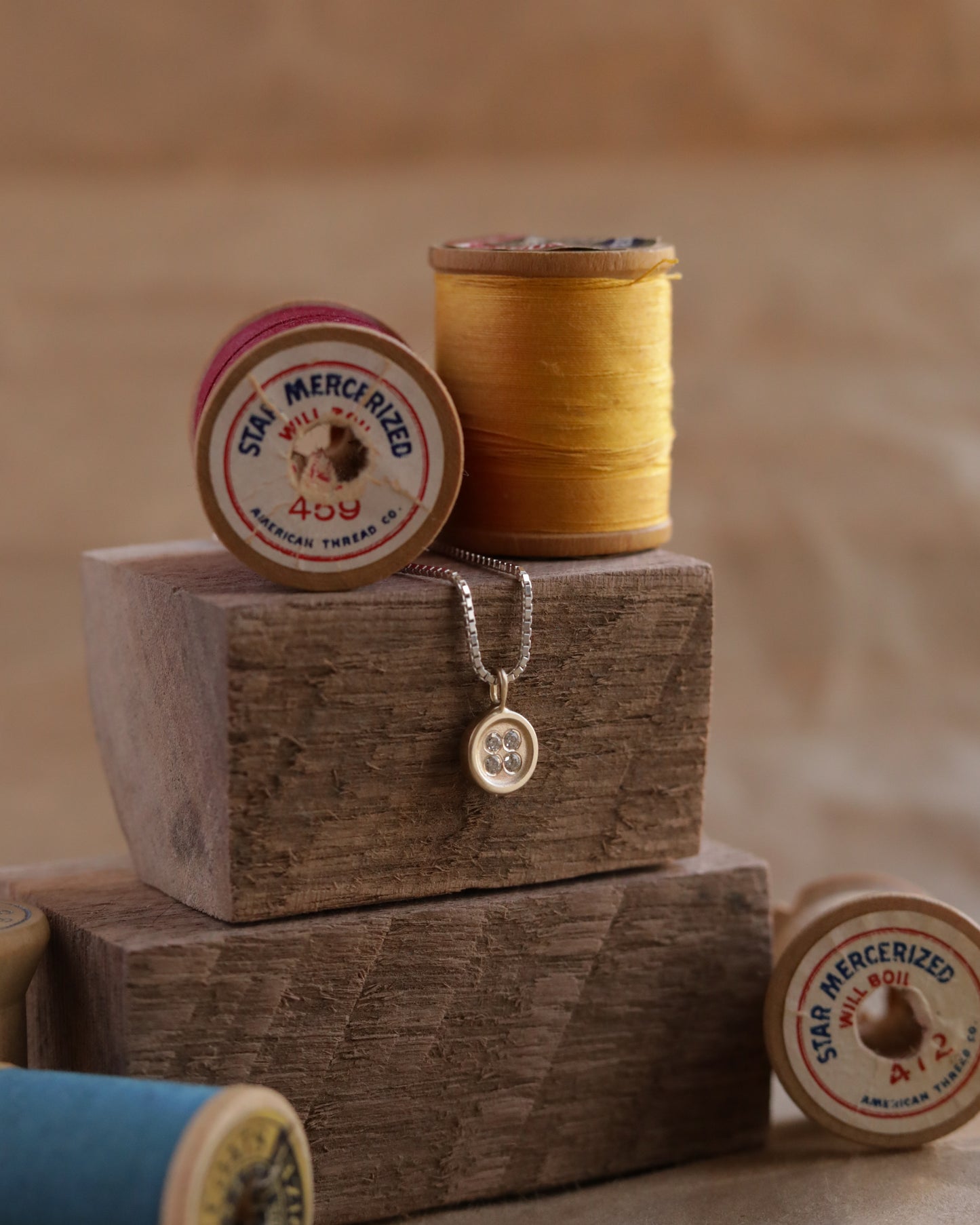 Button Necklace