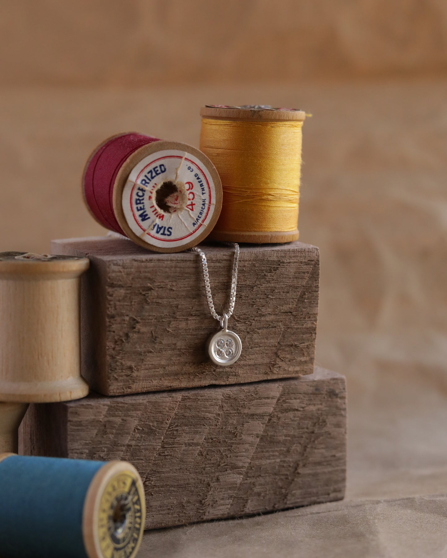 Button Necklace
