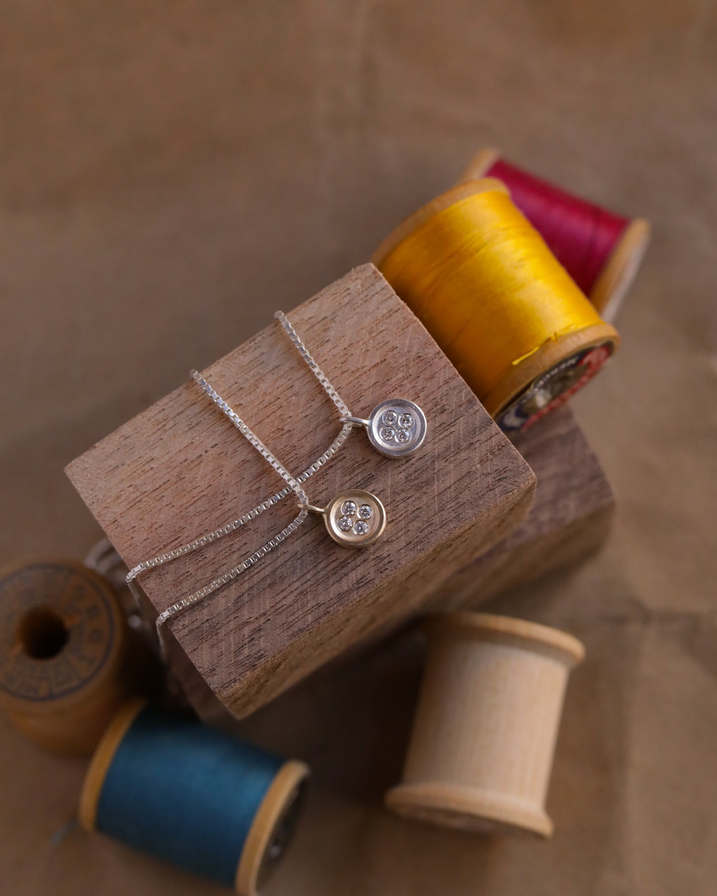 Button Necklace