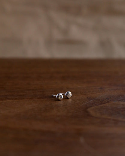 Micro Pebble Diamond Earrings