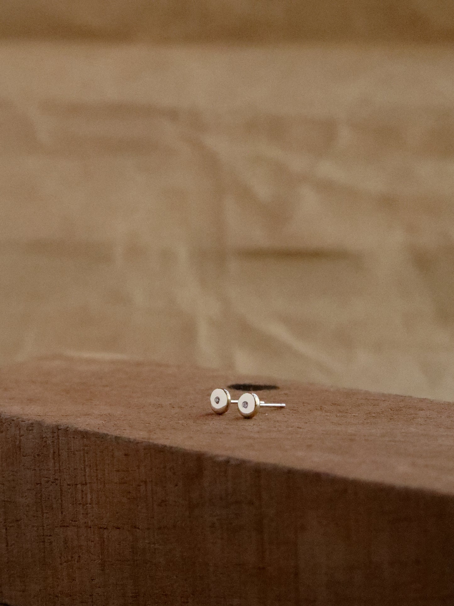 Micro Pebble Diamond Earrings