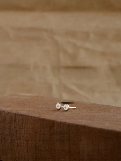 Micro Pebble Diamond Earrings