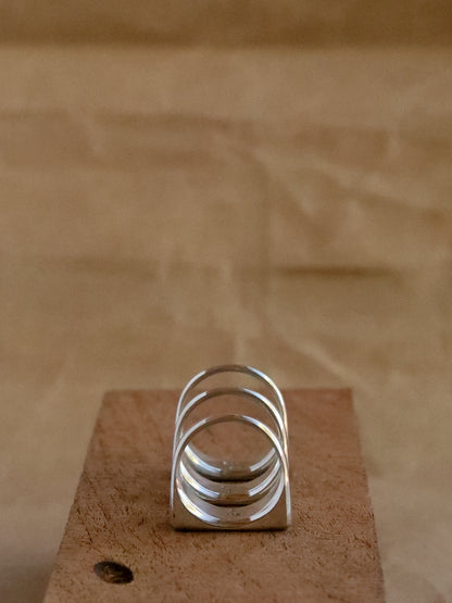 Square Bevel Ring