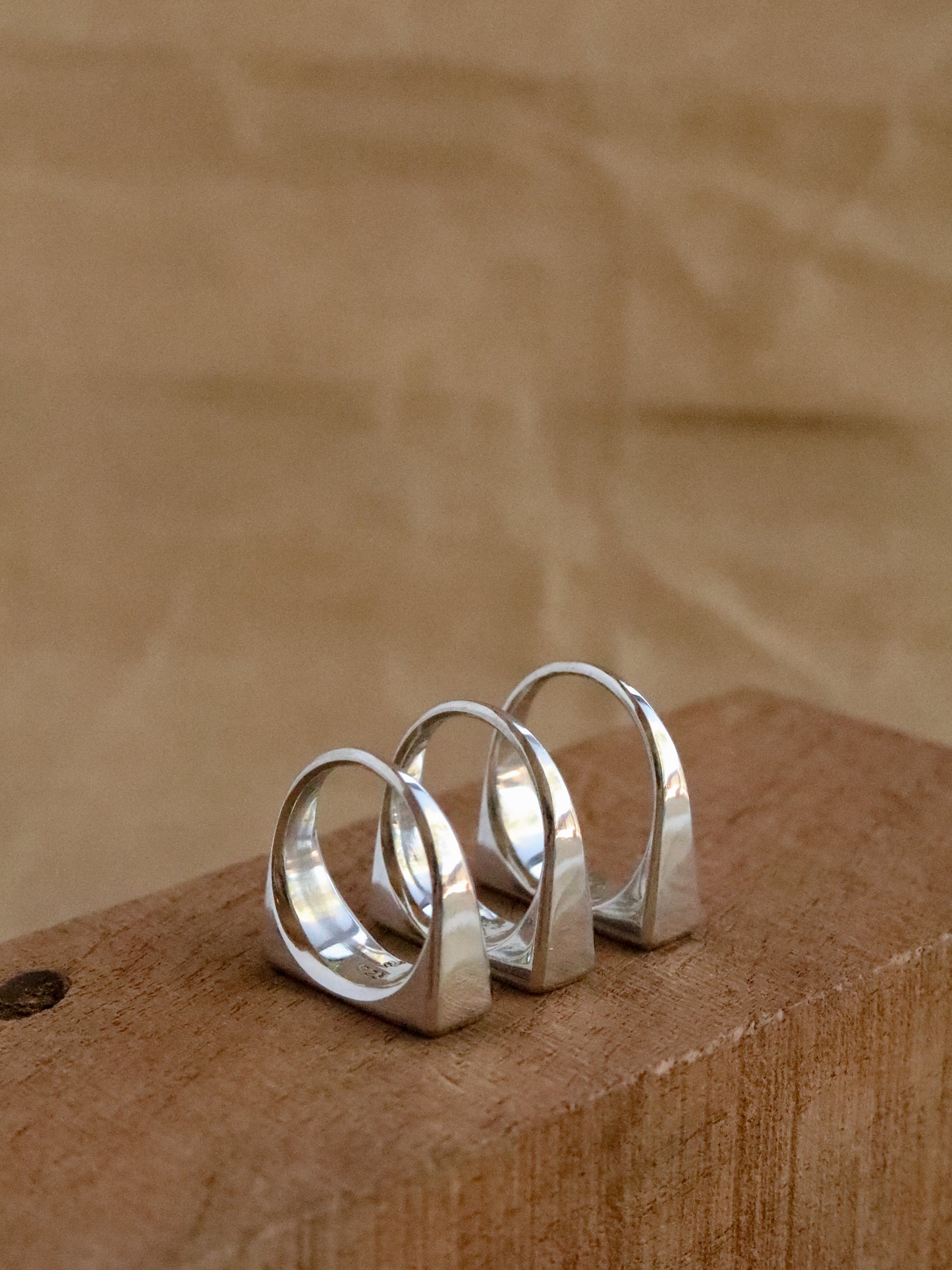 Square Bevel Ring