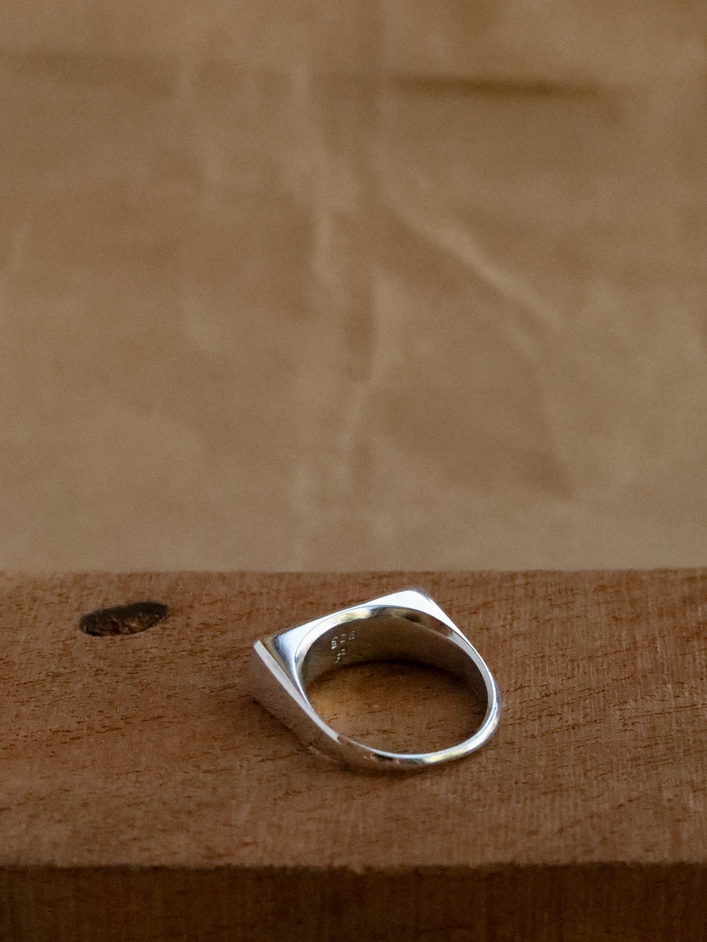 Square Bevel Ring